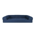 thumbnail image 5 of FurHaven Pet Products Quilted Cooling Gel Top Sofa Pet Bed for Dogs & Cats - Navy, Large, 5 of 13