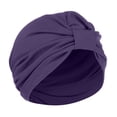 thumbnail image 2 of Twist Pleated Turbans for Women Stretch Head Wrap Headband Arab Hair Wrap Chemo Caps, 2 of 4