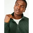thumbnail image 5 of Free Assembly Men's Diamond Quilted Jersey Half Zip Pullover with Mock Neck, 5 of 6