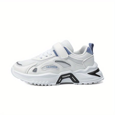 

Boys Girls Running Shoes Breathable Lightweight Comfy Hook And Loop Fastener Outdoor Non Slip Walking Shoes For Children Kids Sneakers Spring And Summer