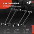 thumbnail image 2 of Set of 4, Front Rear Sway Bar Links Kit Bar Stabilizer Links, Compatible with Lexus ES350 2010 2011 2012, 2 of 5