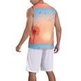 thumbnail image 2 of Honeii The Sunset of Dandelion print basktball shirt for men and women, Unisex basketball jersey for Theme party-X-Large, 2 of 6