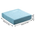 thumbnail image 2 of Linen Seat Cushion Pad, High Density Foam Square Chair Mat for Solid Wood Sofa Furniture Indoor Home Dining Room Office Decor 15.7x15.7x2.0 Inches, Coffee, 2 of 8