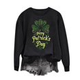 thumbnail image 2 of St Patricks Day Sweatshirt, Long Sleeve Sweatshirts Women, Round Neck Sweatshirt Women's St Patricks Day Printed Sweatshirts Crewneck Long Sleeved Tops Sweatshirt, 2 of 5