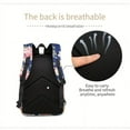 thumbnail image 4 of 3pcs Backpack Lunch Bag And Pen Bag Set, Oxford Cloth Female Middle School Student Schoolbag, Computer Bag Outdoor Backpack, 4 of 5