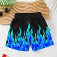 thumbnail image 7 of Cethrio Boys Beach Shorts, Relaxed Fit Stretchy Fashion Elastic Waist Board Shorts Sky Blue Size 8, 7 of 7