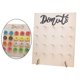 thumbnail image 5 of Soporte de pared para donuts para primera : tablero de soporte para donuts reutilizable para exhibir donuts, decoración para fiestas de crecimien , de 45x38cm Gloria soporte de exhibición de rosquillas, 5 of 9