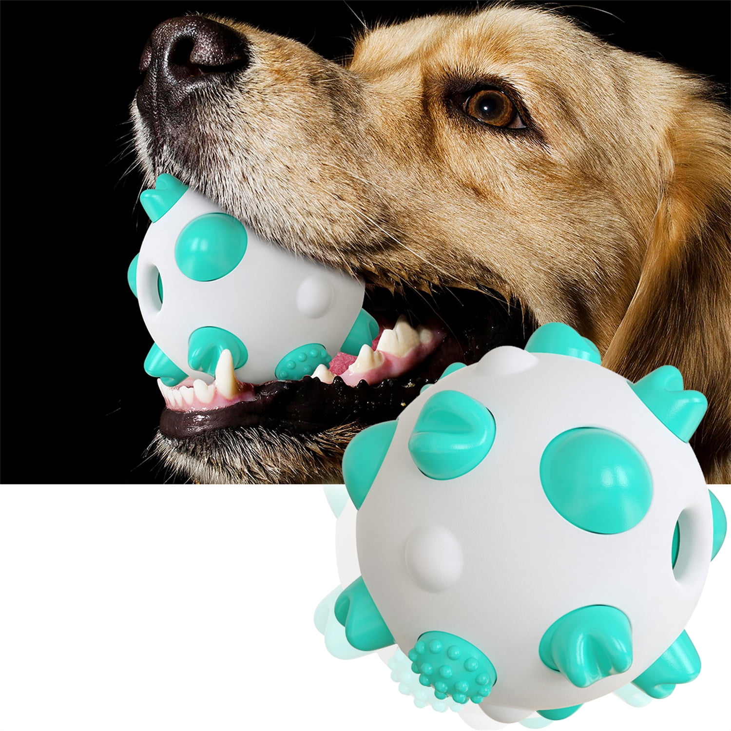 Petbobi Interactive Dog Toys Ball Self Moving Rolling Balls Plush Dog Toys  for Small and Medium Dogs, Mohican Bobby 