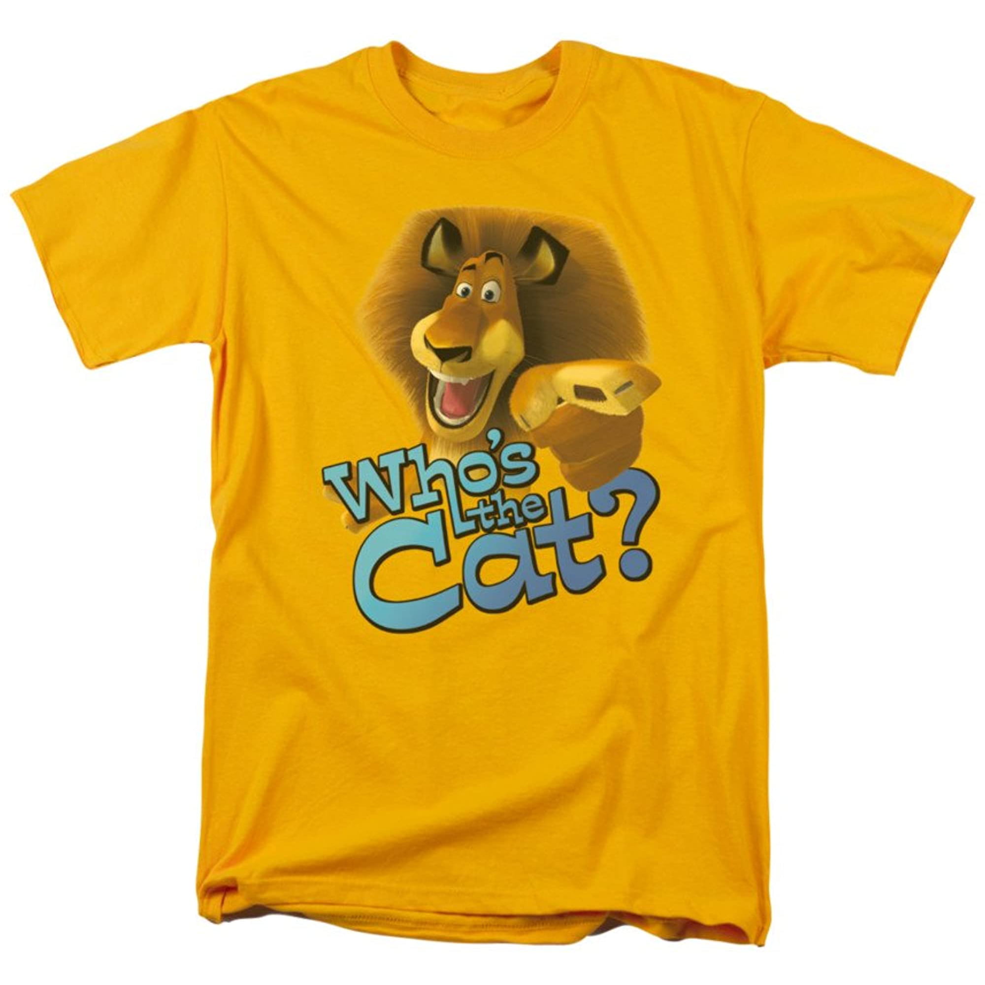 Madagascar DreamWorks Animated Family Movie Alex Whos The Cat Adult T-Shirt  | Walmart Canada