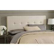 Faux-Suede Button Headboard, Multiple Colors