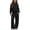 Black, variant on 2PC Fleece Lined Hooded Sweatsuits for Kids Winter Warm Soft Sweatshirt Sets Long Sleeve Kangaroo Pocket Hoodies with Elastic Waist Wide Leg Sweatpants Tracksuits,5Y-14Y