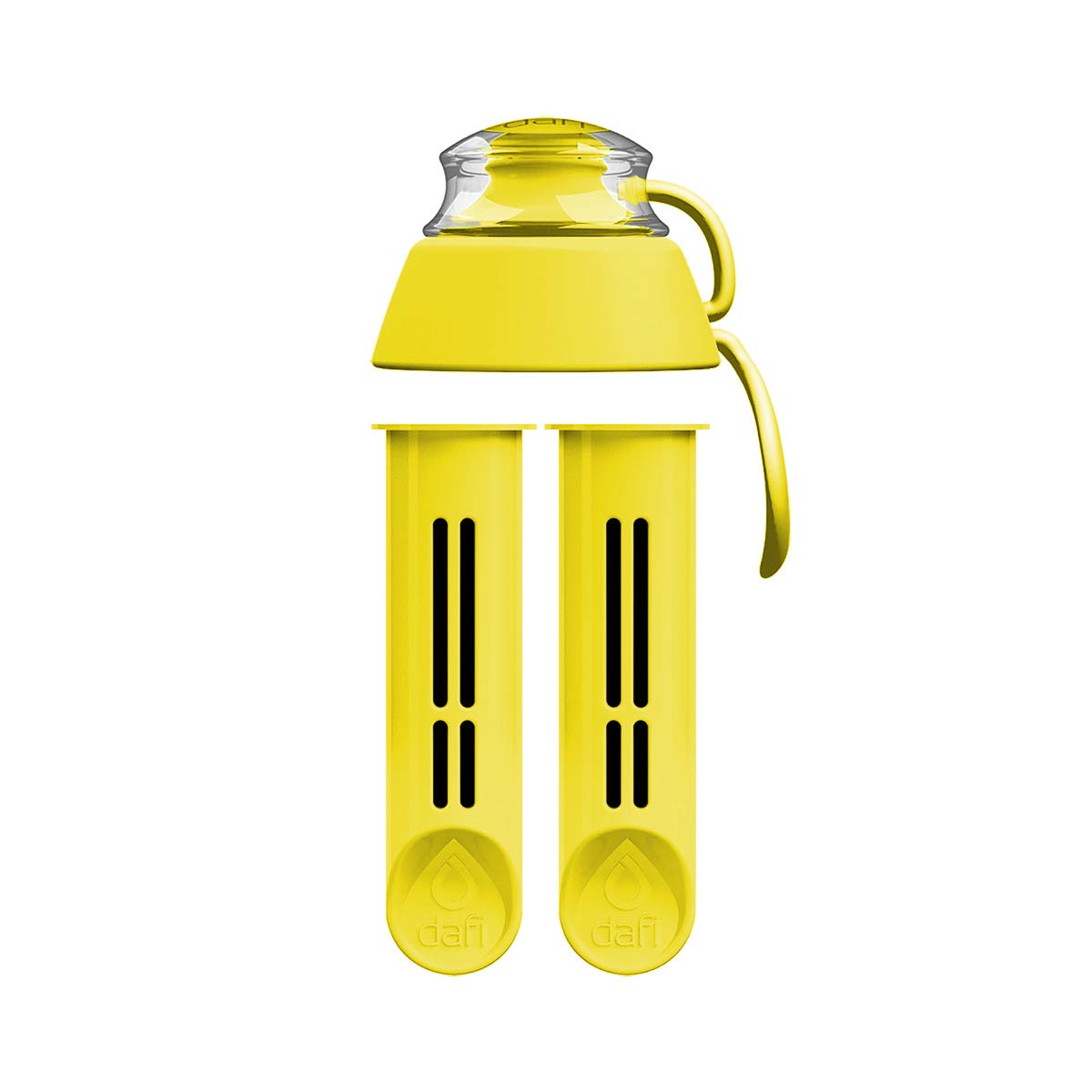 Dafi Water Bottle Filters and Cap Replacements 2Pack Last up to 60 Days Yellow
