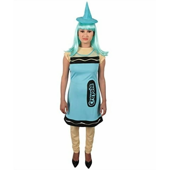 HPO| Adult Women's Crayon Costume Bundle| Multiple Color Options| Non-flammable Synthetic Fabric