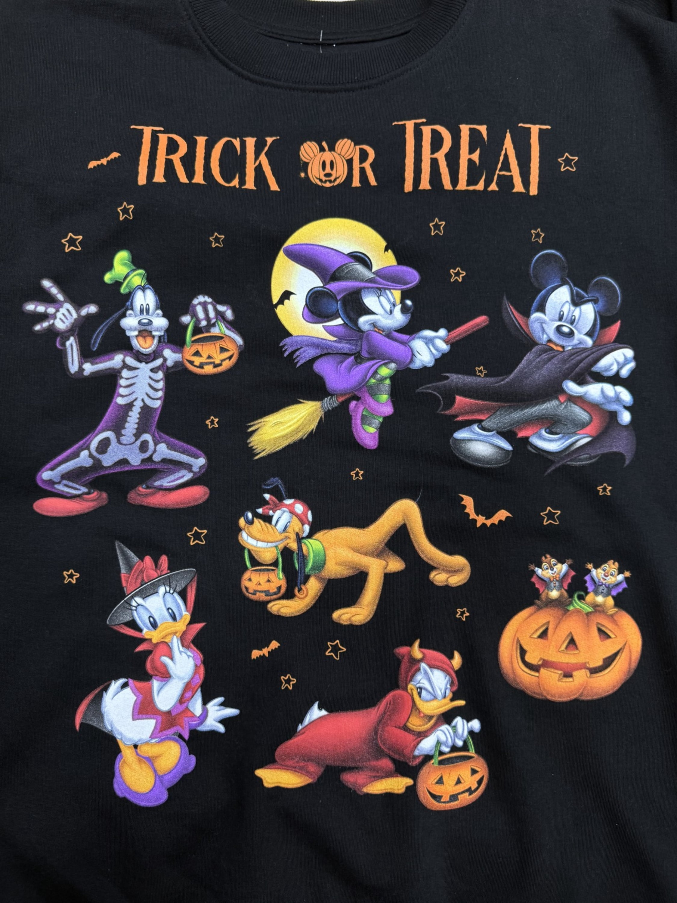 Disney Mickey and Friends Halloween Adult Sweatshirt, XS to XXL (Unisex)