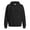 Black, variant on Boys Solid Hoodie Pullover, Long Sleeve Sweatshirt with Pouch Pocket for Fall