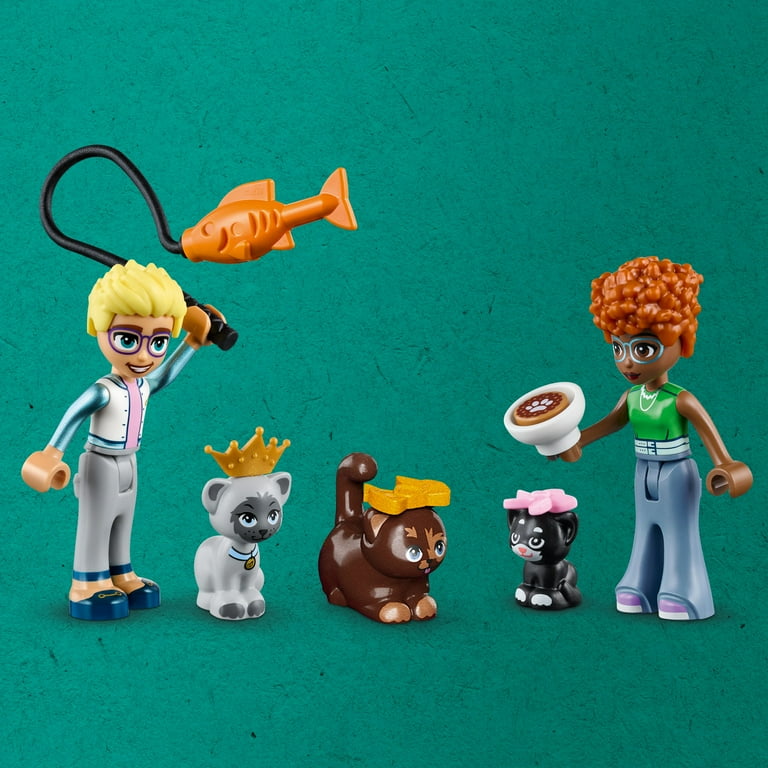 Adorable LEGO Friends Cat Hotel 41742, Kids Pet Care Toy Kittens