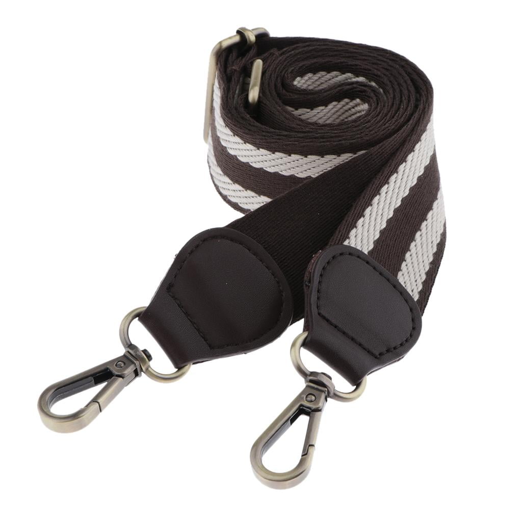 Runquan Wide Purse Strap Replacement Adjustable Crossbody Handbag Strap White Coffee Walmart