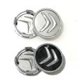 thumbnail image 2 of Xs 4pcs/set 60mm Car Wheel Center Hub Caps For Citroen Size: Black, 2 of 5