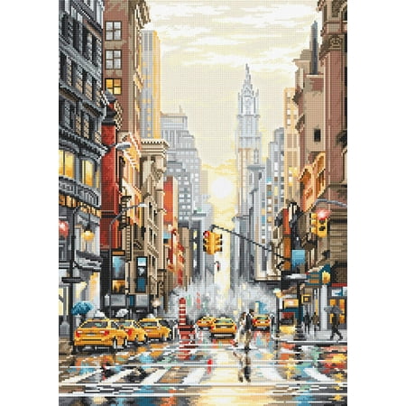 UPC: 4840746065330 | Counted Cross Stitch Kit Sunset on 5th Avenue L8025