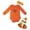 Orange, variant on Petitebelle Basketball Heart L/s Baby Bodysuit Leg Warmer Nb-18m (White, 12-18 Months)