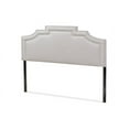 Baxton Studio Deena Modern and Contemporary Greyish Beige Fabric King Size Headboard