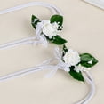 thumbnail image 5 of Vjnyvs 160cm Handfasting Cord, Rustic Wedding Lasso Rope with Rose Flowers and Lace Bow Traditional Celtic Cords for Wedding Ceremony, 5 of 7