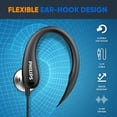 thumbnail image 4 of Auriculares PHILIPS para colocar sobre la oreja con micrófono para deportes y correr, color negro, 4 of 8