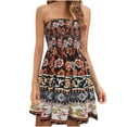 thumbnail image 1 of Dvkptbk Women's Summer Dresses 2024 Mode Boho Floral Robe de Plage Sans Bretelles Maxi Robe Grande Taille Tube Top Longue Jupe Robe de Plage, 1 of 7
