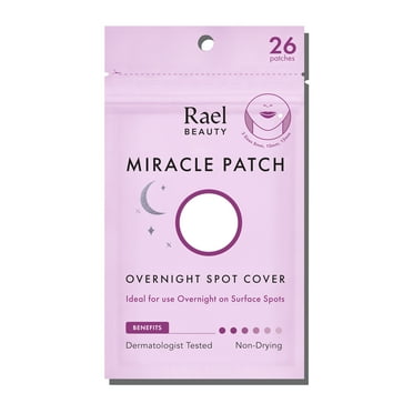 Rael Beauty Miracle Patch Overnight Spot Cover, Unisex, 26 Count