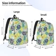thumbnail image 4 of Daiia Shell Clam Vintage Canvas Backpack for Men and Women ,Hiking Backpack,Travel Laptop Bag for School,Large Capacity Backpack-Small, 4 of 8