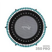 350 PRO Indoor Heavy Duty Fitness Trampoline with Home Gym Features
