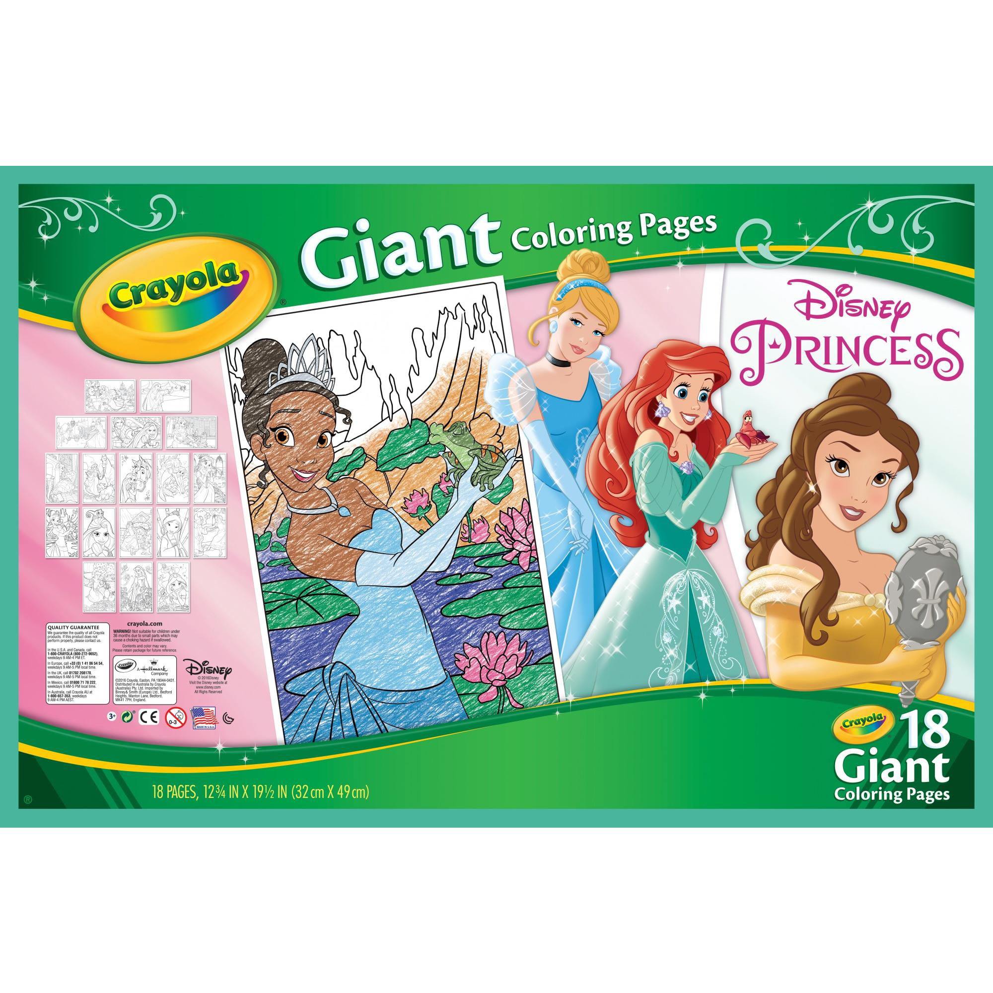 Crayola Giant Coloring Pages Shopkins and Disney