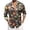 Blue, variant on Mens Shirts Floral Print Shirt Long Sleeve Button Down Casual Shirts Comfortable Festival Beach Vacation Casual Tops