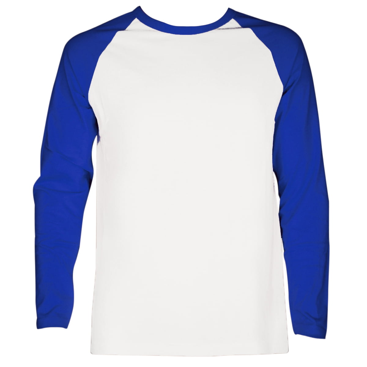 SLM Men's Long Sleeve Cotton Baseball Raglan Tee Shirt Jersey