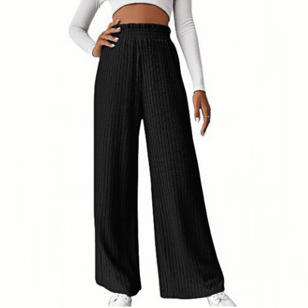 Pantalones de jogging, pantalones casuales de mujer, pantalones deportivos, pantalones rectos