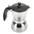 thumbnail image 4 of Cafetera italiana octagonal de acero inoxidable de 6 tazas para uso doméstico. Cafetera moka., 4 of 14
