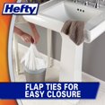 thumbnail image 2 of Hefty Flap Tie Small Trash Bags - Tropical Paradise, 4 Gallon, 26 Count (Pack of 1) 26 Count (Pack of 1), 2 of 7