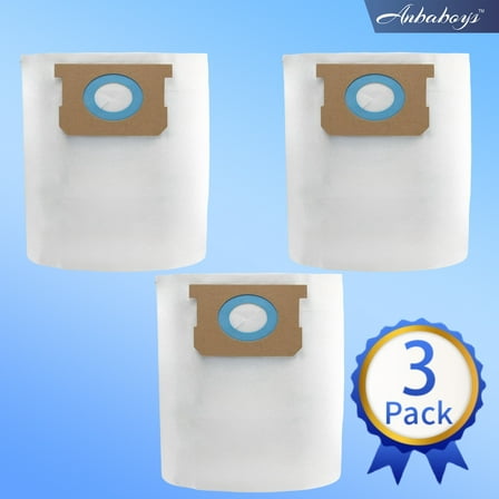 VDBS Standard Dust Bag,Compatible With Vacmaster 5-6 Gallon Wet/Dry Vacuum Cleaners,3 Pack
