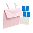 thumbnail image 4 of Bolsa de hielo para jaula de mascotas, bolsa colgante aislante para enfriar mascotas, de hielo para hurones, chinchillas, conejos, viajes en Morado con 4 cajas, 4 of 8