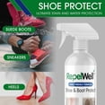 thumbnail image 3 of RepelWell Shoe & Boot Stain & Water Repellent (12oz) Eco-Friendly, Pet-Safe Spray Keeps Fabric, Leather & Suede Clean & Dry, 3 of 8