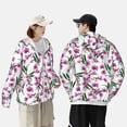 thumbnail image 6 of Balery Orchids Flowers Men's Women's UPF 50+ Sun Protection Lightweight Hoodie Performance Long Sleeve Shirt for Fishing Running-3X-Large, 6 of 9