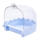 thumbnail image 2 of Baño para pájaros, bañera para loros, bandeja de comida, jaula colgante para pájaros, caja de ducha para pájaros, bañera para pájaros, loros, pájaros azul, 2 of 9