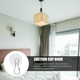 thumbnail image 3 of MOVTOTOP Clear Adhesive Ceiling Hooks for Home Use Plastic 10PcsHooks, 3 of 7