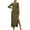 Army Green, variant on LYXSSBYX Fall Dresses for Women Long Sleeve Hot Sale Clearance Women Fashion Solid Color Long Sleeve Split Buttons Casual Long Dress
