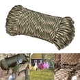 thumbnail image 4 of Cuerda de paracaídas multiusos hebras de 650 lb 0 pies (31 metros) de 4 mm para viajes de campamento, cuerda de fijación de tiendas de camp Camuflaje forestal, 4 of 9