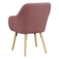 thumbnail image 6 of Convenience Concepts Take a Seat Charlotte Accent Chair, Blush Velvet, 6 of 12