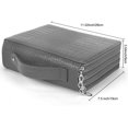thumbnail image 2 of GHSDFBB Deluxe PU Leather Pencil Case with Zipper Closure, Croco Grey, 200 Count, 2 of 7