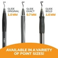 thumbnail image 6 of BIC Glide Retractable Ballpoint Black Pens, Medium Point, 1.0 mm, Black Ink Ball Pens, Pack of 4, 6 of 11