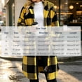thumbnail image 4 of QATAINLAV Checkered Sherpa Jacket for Women Long Sleeve Button Hooded Fleece Coat Fall Winter Long Plaid Shacket with Pockets, 4 of 7