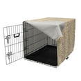 thumbnail image 3 of Striped Dog Crate Cover, Prehistoric Stripes Form Indie Hunting Aboriginal Wild Art, Easy to Use Pet Kennel Cover for Medium Large Dogs, 35" x 23" x 27", Yellow Blue, by Ambesonne, 3 of 6